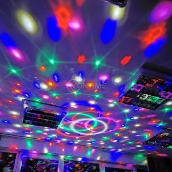 LED лампа - кълбо с вградени тонколонки