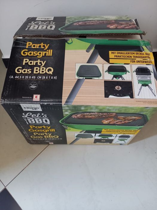 Grătar camping cu gaz