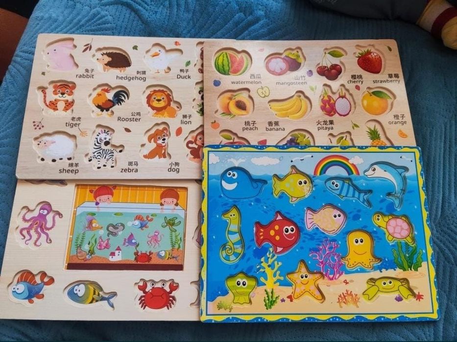 Игрушки (развивающие) и велосипед