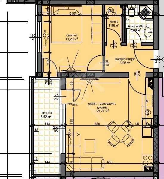 Двустаен апартамент в Остромила! 101615