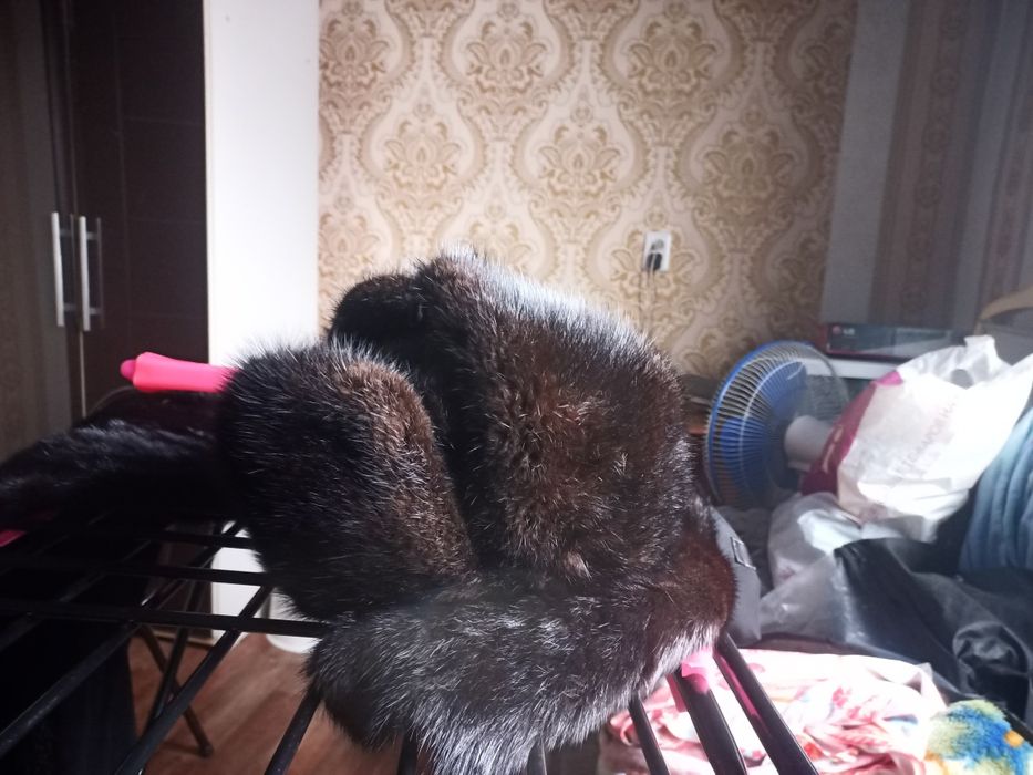 Шапка ушанка норка