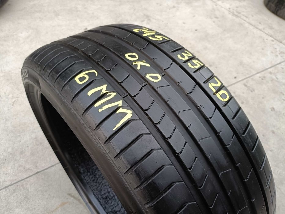 O anvelopa de vara 245 35 20 pirelli p zero pz4 profil 6 mm seal inside