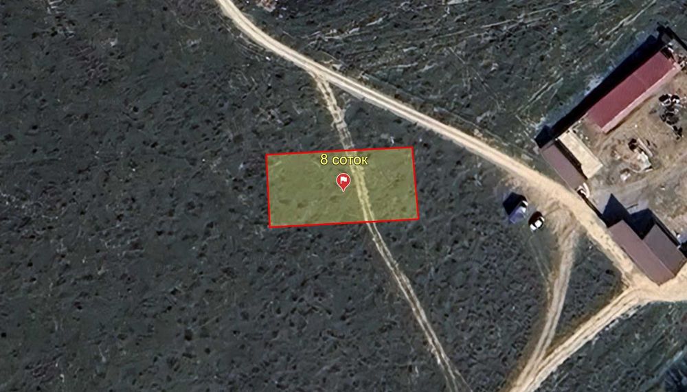 Идеальный участок 8 соток в мкр. Бозарык! По Генплану — строго ИЖС