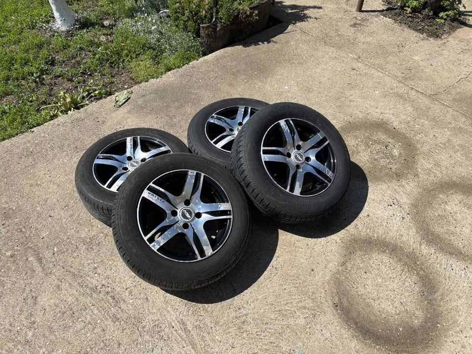 Летни гуми с алуминиеви джанти 14 цола