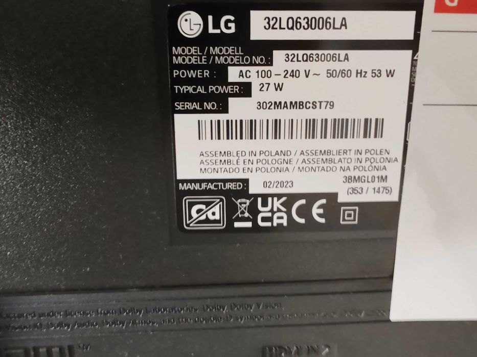 Tv led smart LG 32"