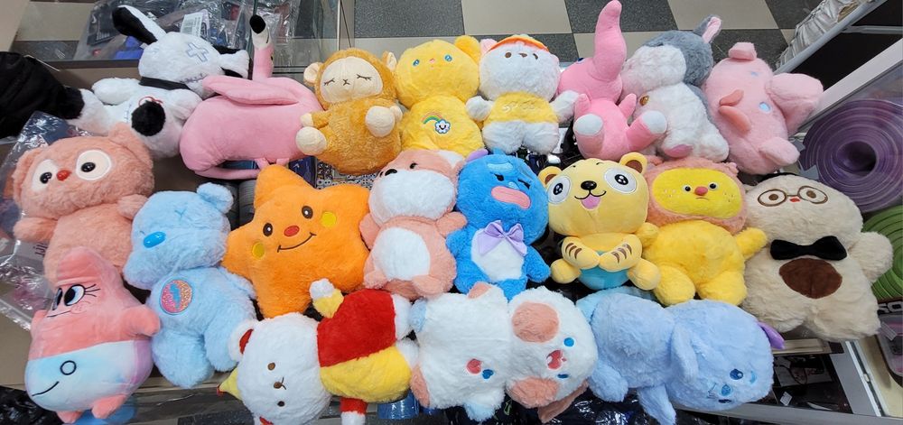 Мягкие игрушки для хватайки микс