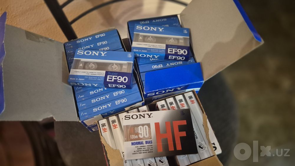 Кассеты SONY EF90 и HF90 - 30штук. Цена за  30штук!