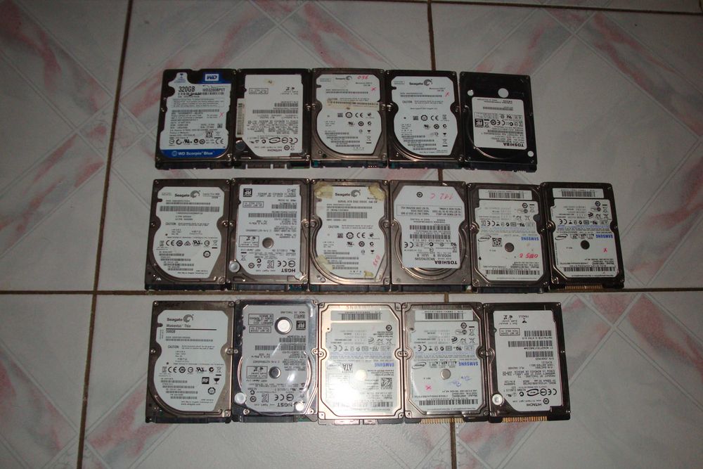 16 buc hard disk laptop sata / ata 80gb 160gb 320gb 500gb 1tb ide ata