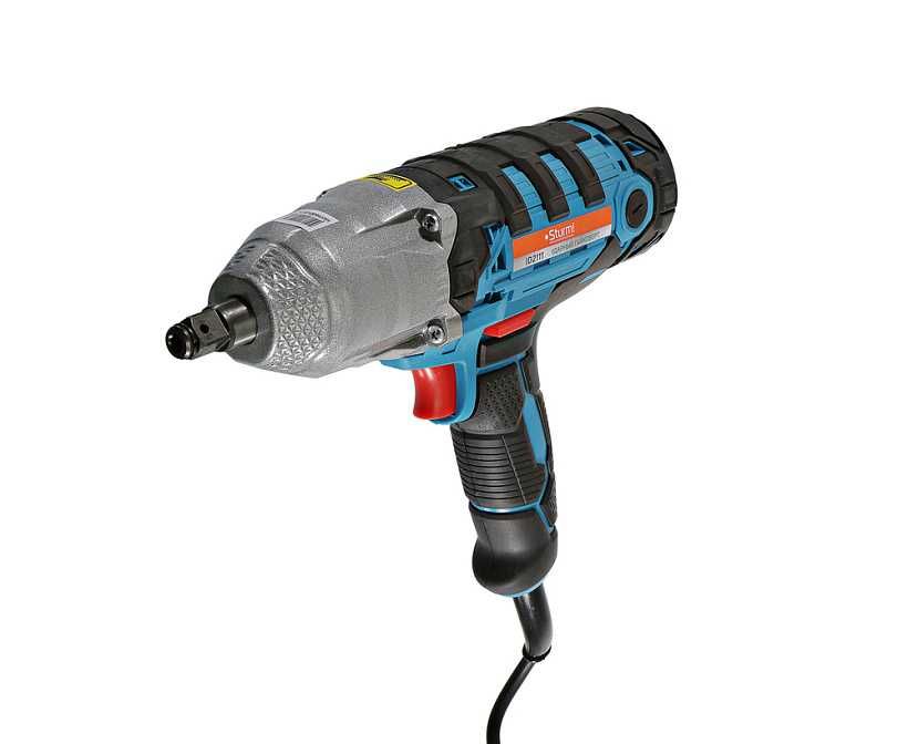 Сетевой гайковерт. Быстрая замена щеток. Шнур 4м. Кейс.