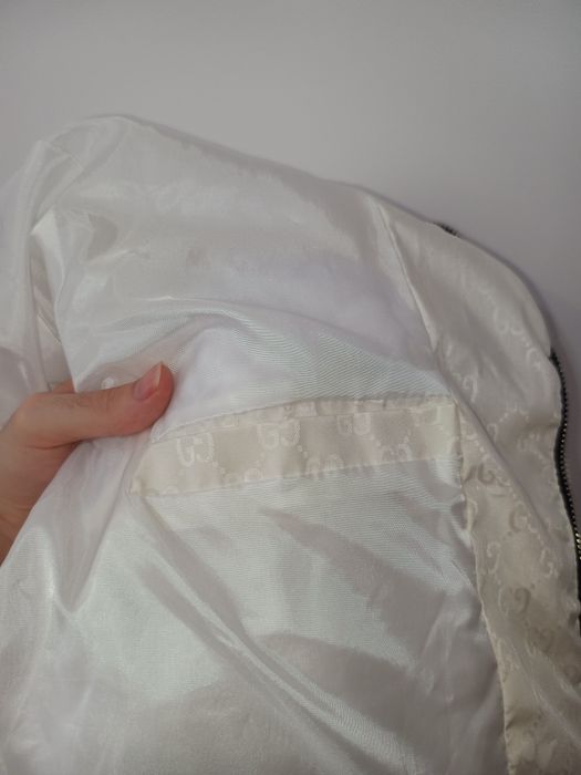 Geacă de iarnă Puffer Gucci Monogram Originală Bărbați/Dama Mărimea M