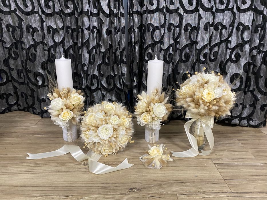 Buchete si lumanari cununie