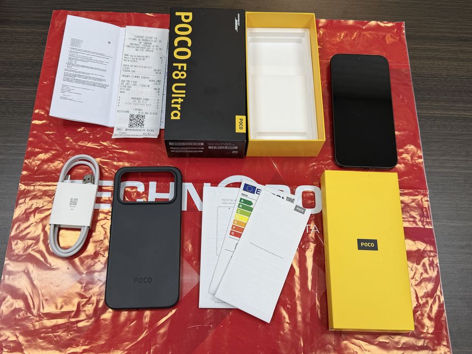 *** 512GB Poco F8 Ultra Гаранция Technopolis до 2028 г. Black