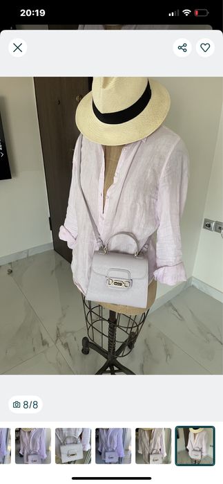 Чанта Pinko естествена кожа