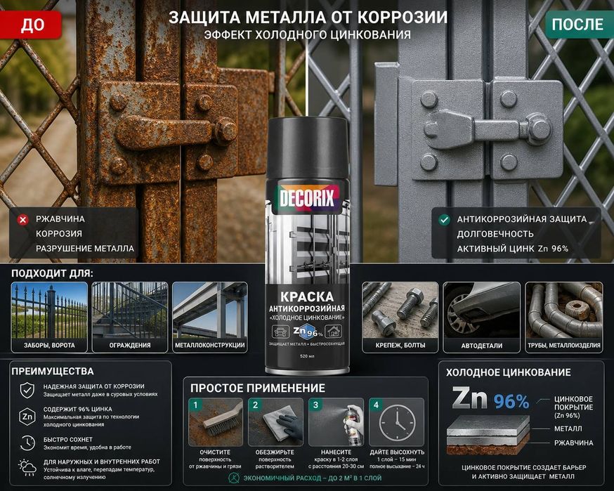 Краска для защиты металла