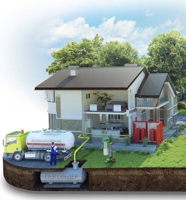 Мукобил газлаштириш (автономная газификация)