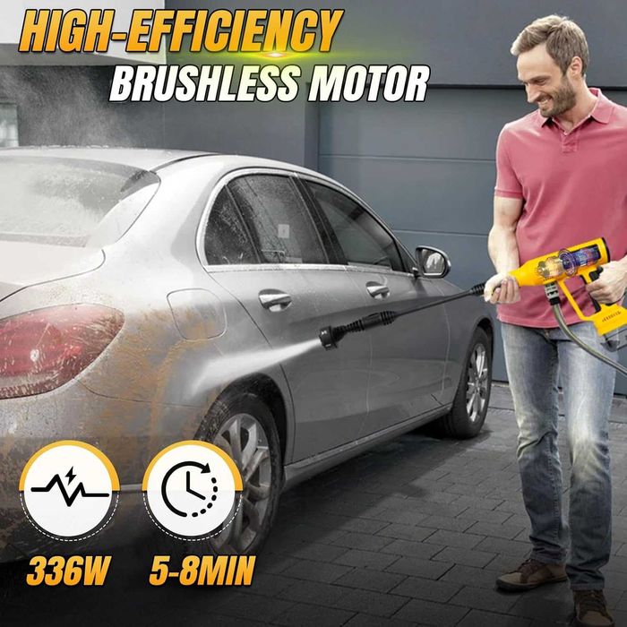 Pistol Spalare Presiune compatibil Dewalt 20V - 700 PSI - Duza 6-in-1