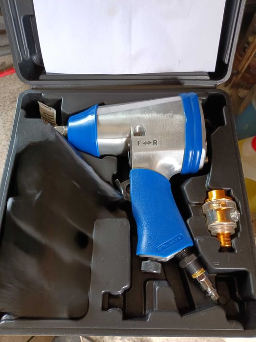 Пневматичен ударен гайковерт Geko G03180, 1/2", 850 Nm, 6.2 бара