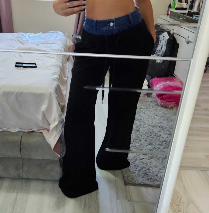 Дамски дънков панталон