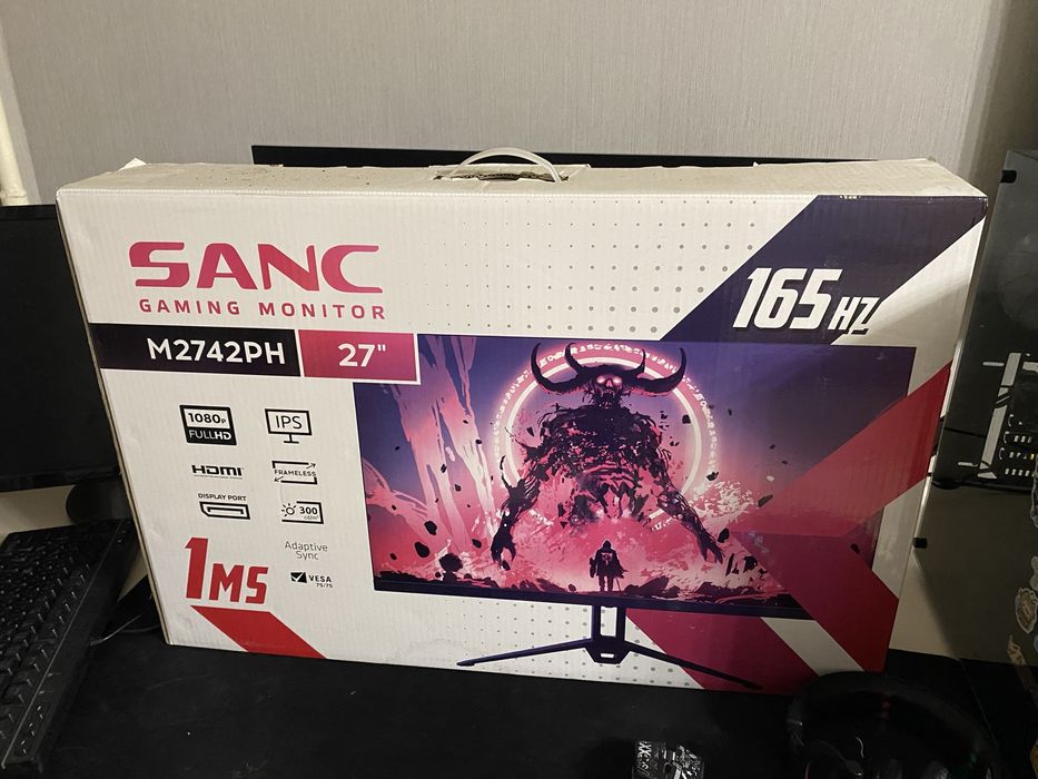 Монитор Sanc 165гц, 27"