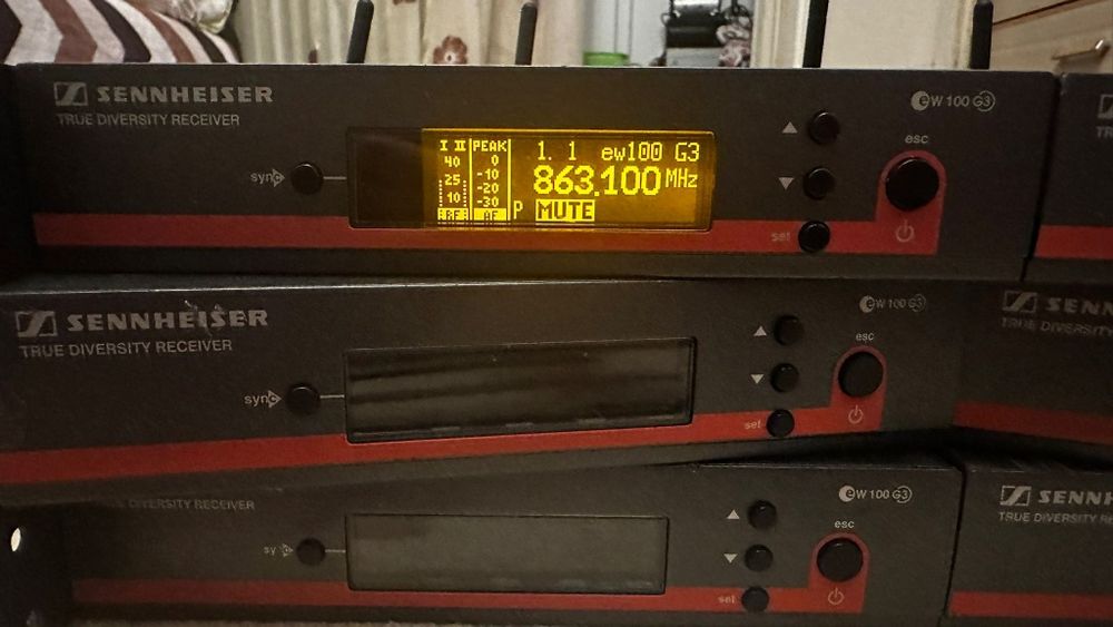 Receptor Receiver  Microfon wireless SENNHEISER ew100 G3