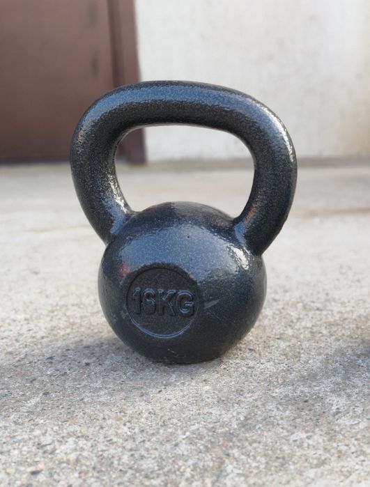 Гиря 16кг для Воркаута, жанглирования цельнолитая