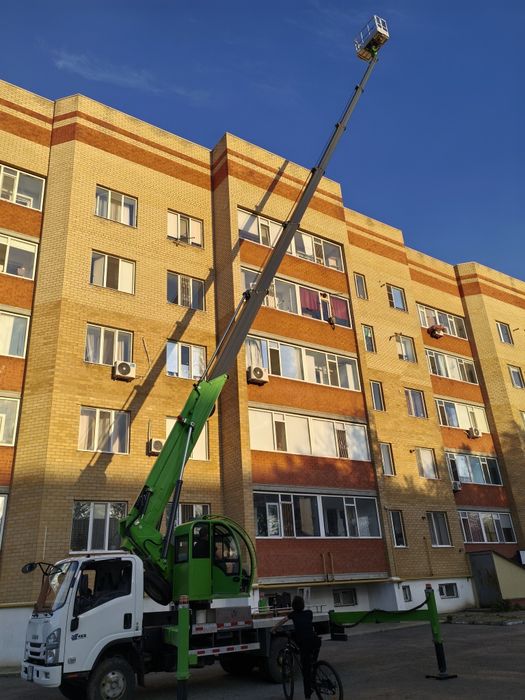 Услуги Автовышки по городу и области, 360 ° поворотная люлька удобно п