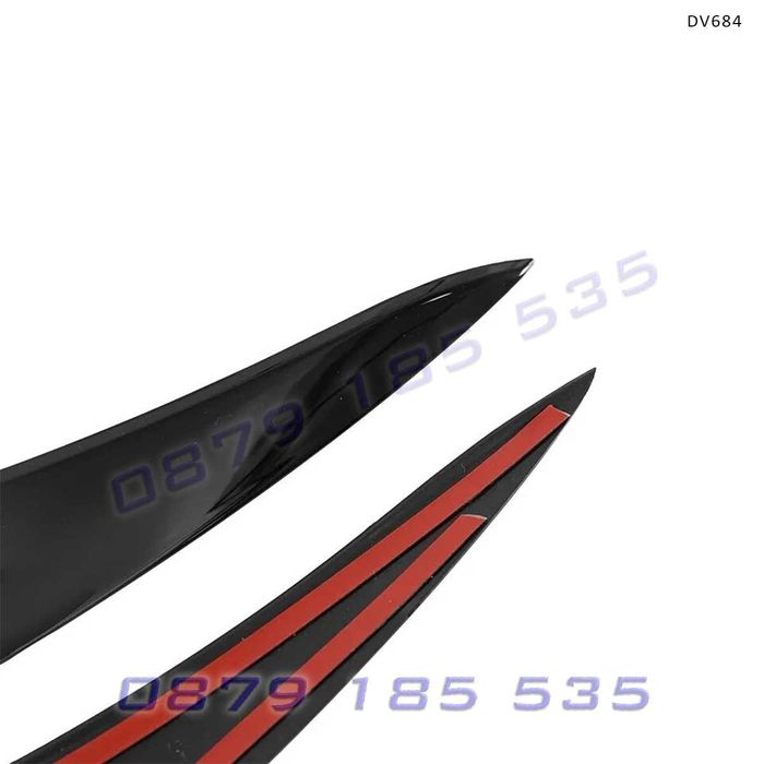 Вежди за фарове VW Up 2011-2015 гланц черен DV684 tuning dobavki vejdi farove добавки ъп