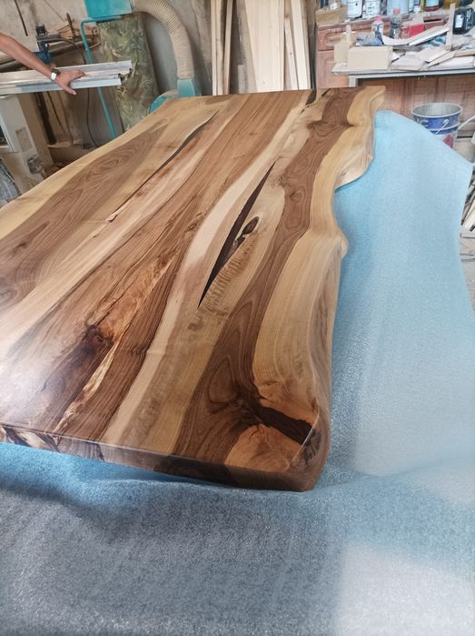 Плот за трапезария от масив орех