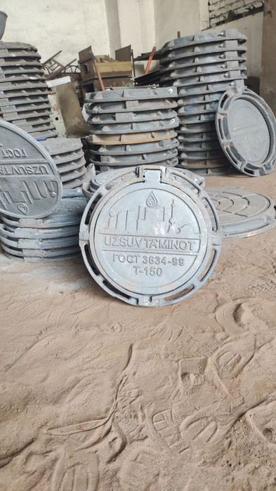 Люк Канализационные чугунный люк от Производителя Lyuk Лук