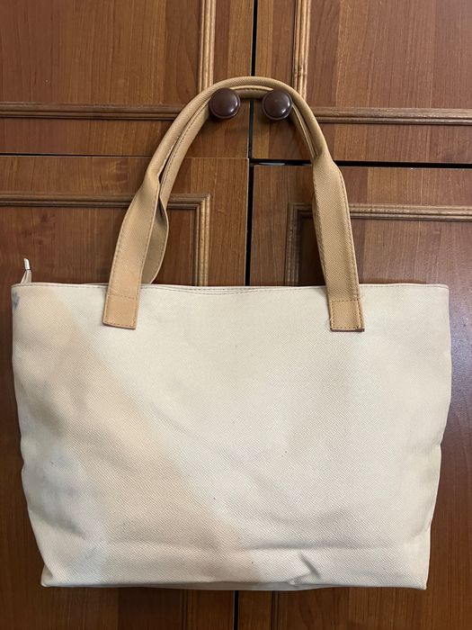 Сумка белая с надписью