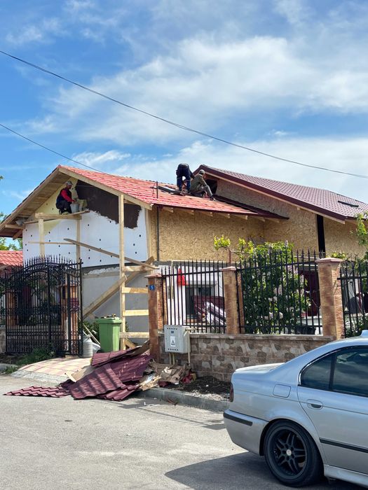 Montaj țiglă metalică Dulgherie Acoperisuri la cheie