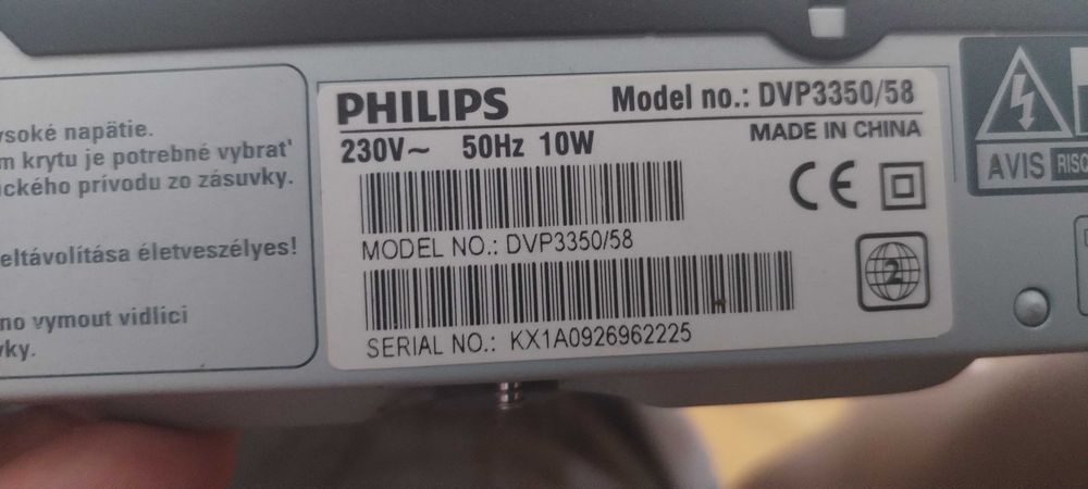 PHILIPS DVD player usb