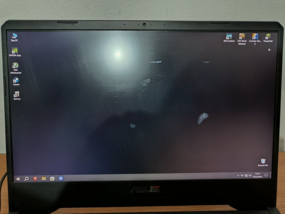 Laptop Gaming ASUS FX505DT Ryzen 5 3550H 16Gb RAM GTX 1650 256Gb SSD