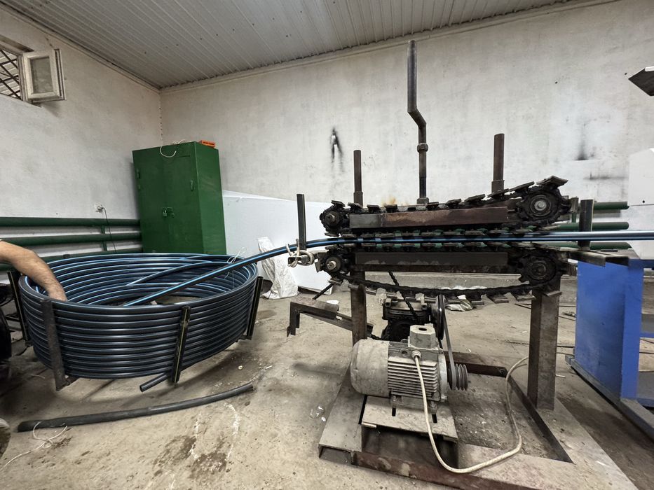 Станок оборудование для производства ПЭ трубы