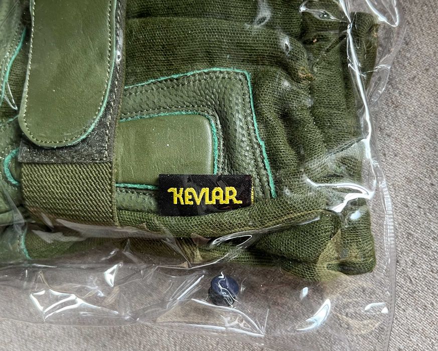 Mănuși tactice Kevlar originale MApN – verzi, mărimea 23, noi sigilate