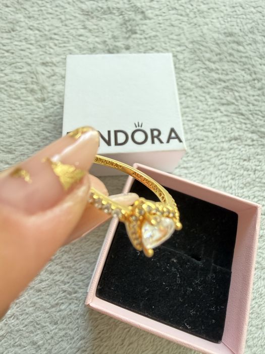 Inel Pandora placat cu aur 14K