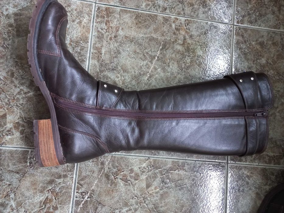 Дамски ботуши - естествена кожа - № 39