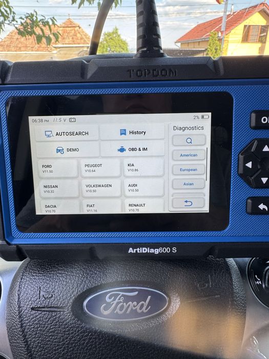 Tester auto multimarca Topdon Artdiag 600s