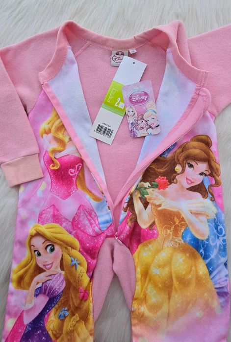 Детска пижама гащеризон Принцеси 18-24 месеца - НОВА