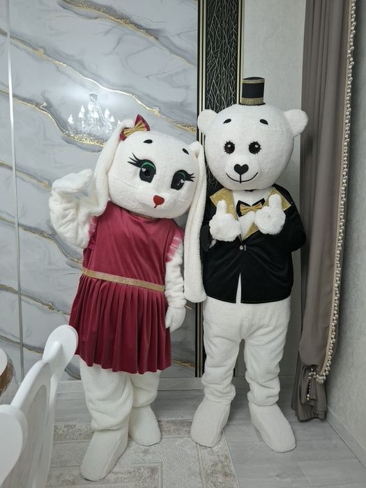 Аниматор Мишка Тедди и Зайчик