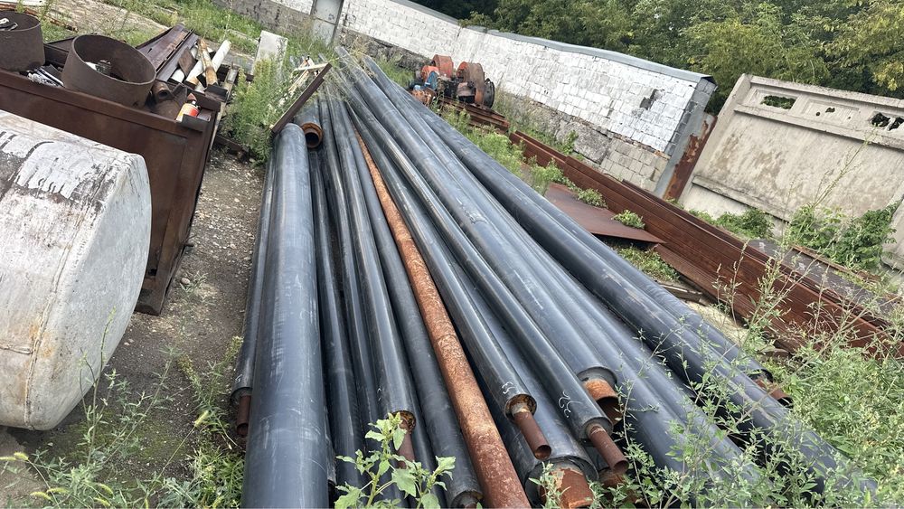 Трубы ППУ изолированная 12м-1шт, новые для теплотрассы