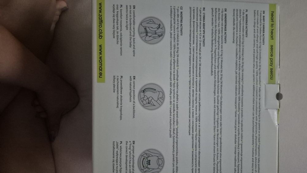 Marsupiu ergonomic zaffiro