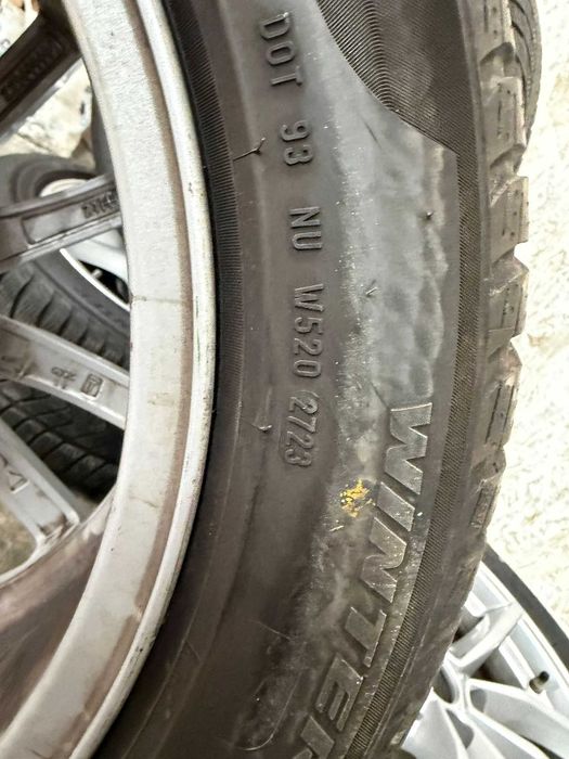 Jante 17 5x112 ET30 Mercedes C E Class audi A4 vw bmw + 225/50 R17 iarna