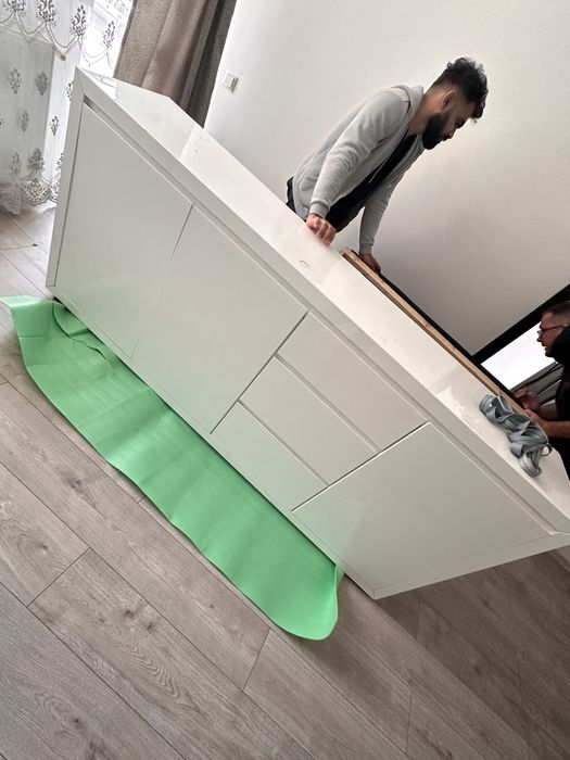 Comoda Mdf alba calitate Germania