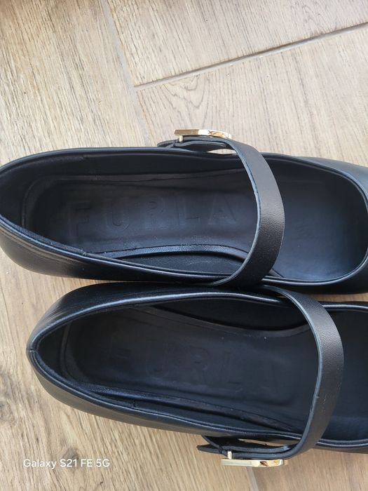 Balerini dama Furla piele naturala, mărimea 39 - stare impecabila