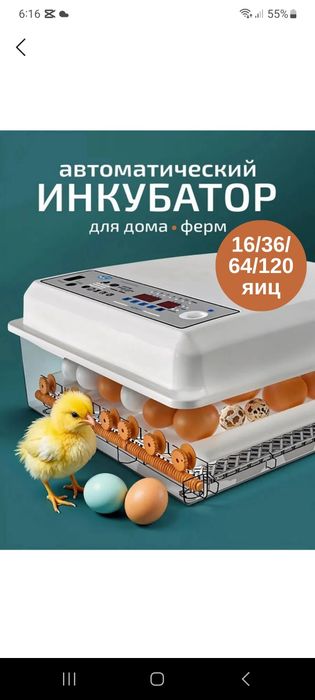 Inkubator joja ochirgani ishlatilmagan yangi