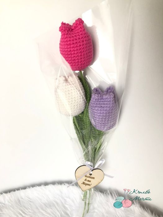 Цветя за 8-ми март - ръчна изработка