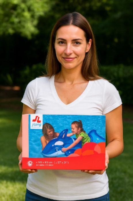 Надуваем кит забавление и комфорт във водата