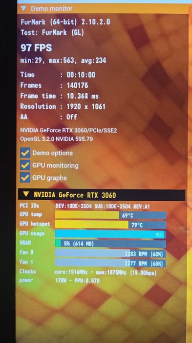 RTX 3060 12GB palit dual