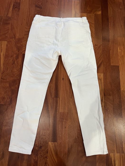 Dripary ripped jeans white